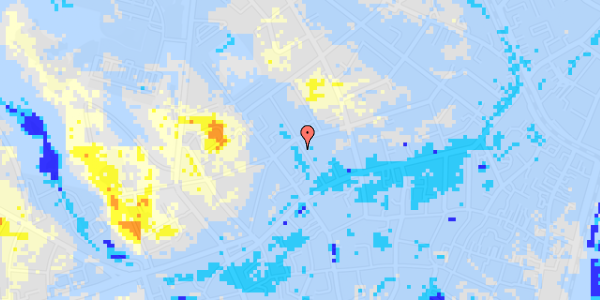 Ekstrem regn på Lollandsgade 37, kl. 