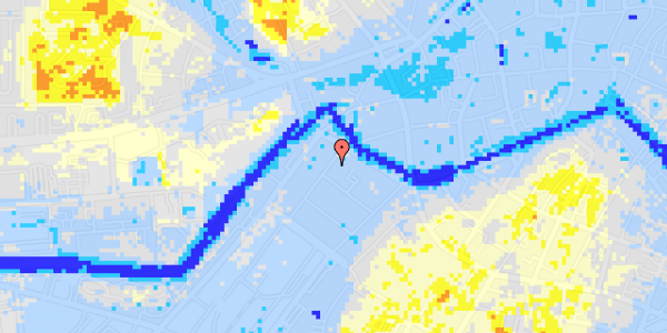 Ekstrem regn på Lundbyesgade 7, 2. th