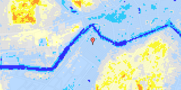 Ekstrem regn på Lundbyesgade 9, 1. th