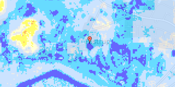 Ekstrem regn på Lykkegårdsvej 21