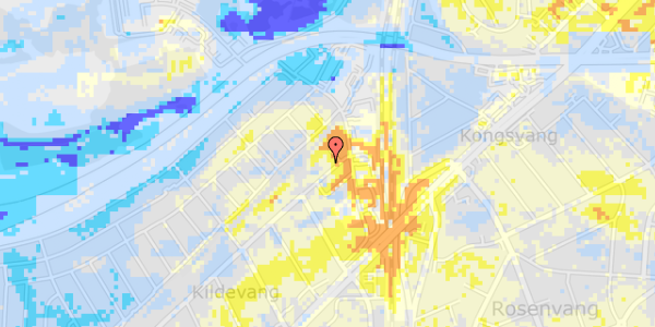 Ekstrem regn på Lykkesholms Allé 6