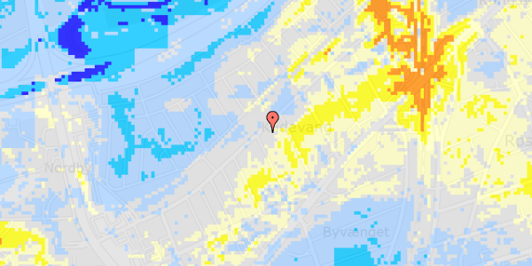 Ekstrem regn på Lykkesholms Allé 33