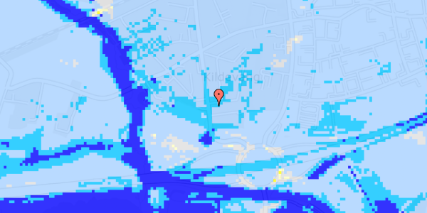 Ekstrem regn på Lystrupvej 206