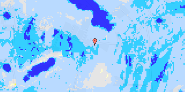 Ekstrem regn på Løjenkærvej 22