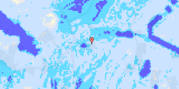 Ekstrem regn på Løjenkærvej 34