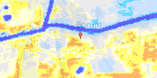 Ekstrem regn på Løkkediget 5