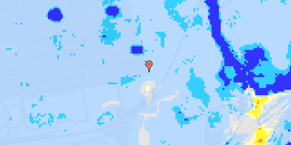 Ekstrem regn på Majsmarken 22E