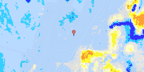 Ekstrem regn på Manbjergvej 89