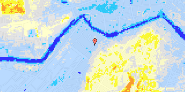 Ekstrem regn på Marstrandsgade 18, 1. 