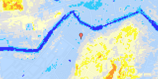 Ekstrem regn på Marstrandsgade 24, 2. 