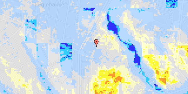 Ekstrem regn på Martin Vahls Vej 11, 1. th