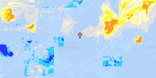 Ekstrem regn på Moltkesvej 6, 1. th