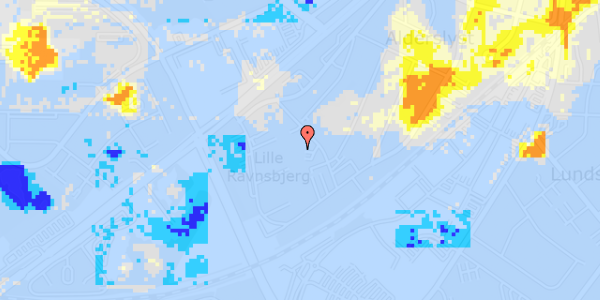 Ekstrem regn på Moltkesvej 8, 1. tv