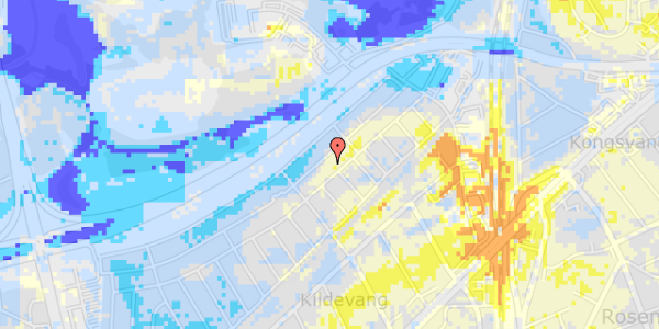 Ekstrem regn på Haveforeningen Mosevang 98