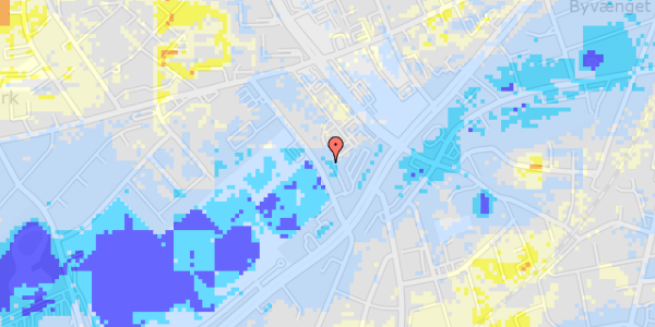 Ekstrem regn på Nordbyvej 14, 1. th