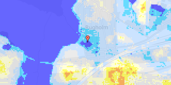 Ekstrem regn på Haveforeningen Norringholm 457