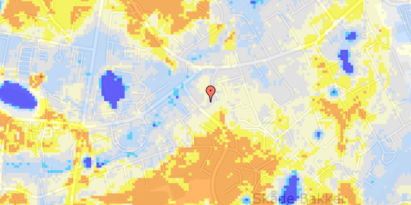 Ekstrem regn på Ny Moesgårdvej 27