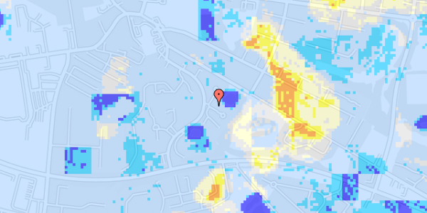 Ekstrem regn på Nygårdsvej 78