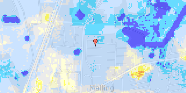 Ekstrem regn på Nyløkkevej 80