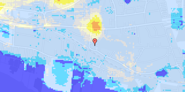 Ekstrem regn på Nøjsomhedsvej 31