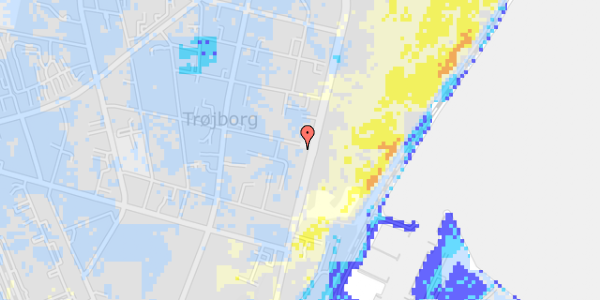 Ekstrem regn på Otte Ruds Gade 3, 4. th