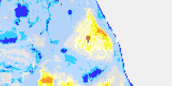 Ekstrem regn på P. Heises Vej 12