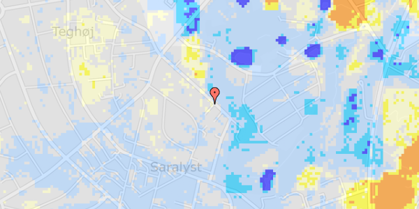 Ekstrem regn på P.S. Krøyers Vej 18A