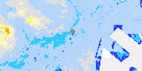 Ekstrem regn på Paradisgade 11, 2. th