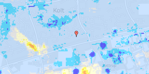 Ekstrem regn på Pilegårdsvej 15