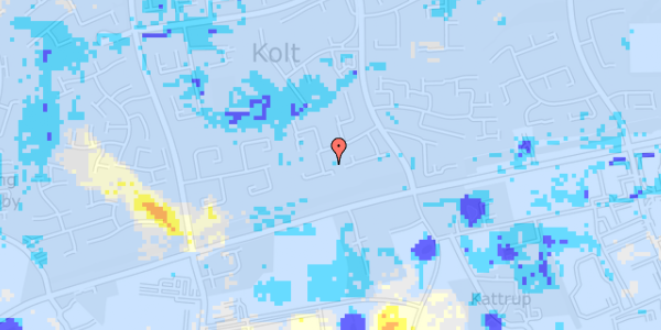 Ekstrem regn på Pilegårdsvej 27