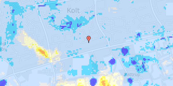 Ekstrem regn på Pilegårdsvej 31