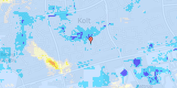 Ekstrem regn på Pilegårdsvej 51