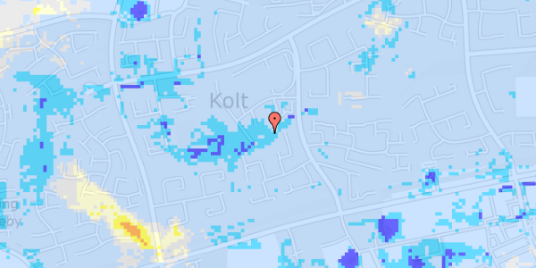 Ekstrem regn på Pilegårdsvej 103