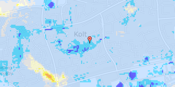 Ekstrem regn på Pilegårdsvej 113