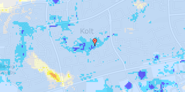 Ekstrem regn på Pilegårdsvej 119