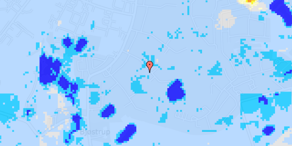 Ekstrem regn på Pottemagertoften 80