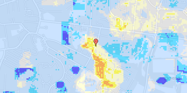 Ekstrem regn på Provsteparkvej 1