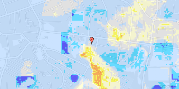 Ekstrem regn på Provsteparkvej 21