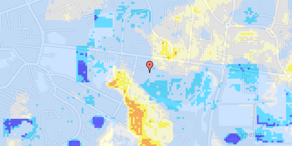 Ekstrem regn på Provsteparkvej 22