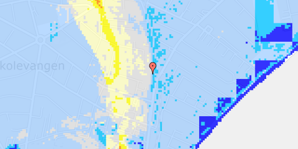 Ekstrem regn på Rolighedsvej 51