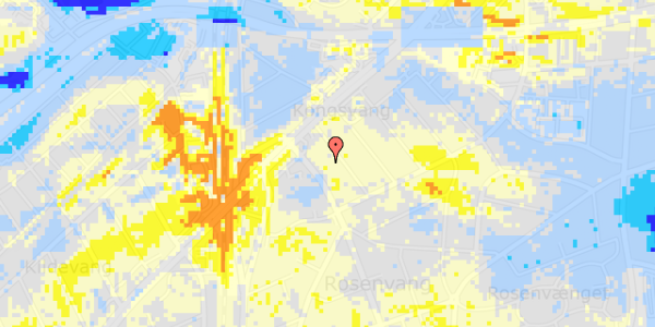 Ekstrem regn på Rosenvangs Allé 7, 1. 