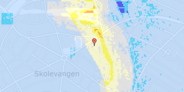 Ekstrem regn på Rosenvej 1