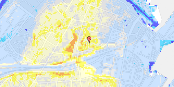 Ekstrem regn på Ryesgade 28, 4. th