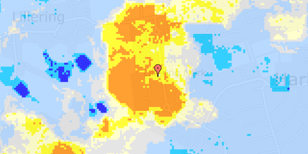 Ekstrem regn på Rødlundvej 265