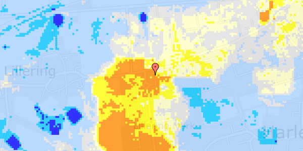 Ekstrem regn på Rødlundvej 310