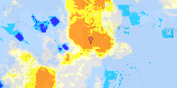 Ekstrem regn på Rødlundvej 333