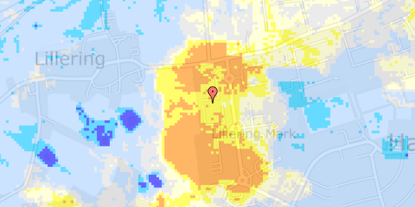 Ekstrem regn på Rødlundvej 505