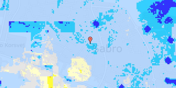 Ekstrem regn på Sabro Skovvej 18