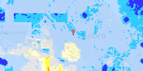 Ekstrem regn på Sabro Skovvej 19