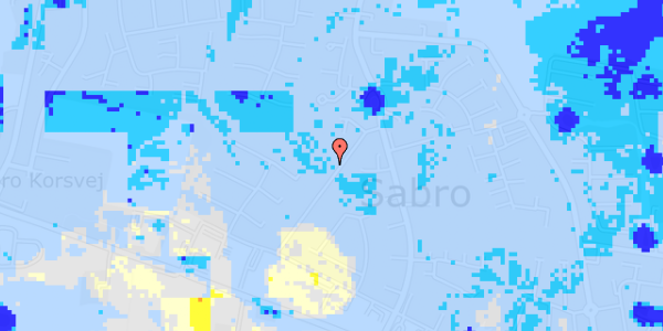 Ekstrem regn på Sabro Skovvej 27